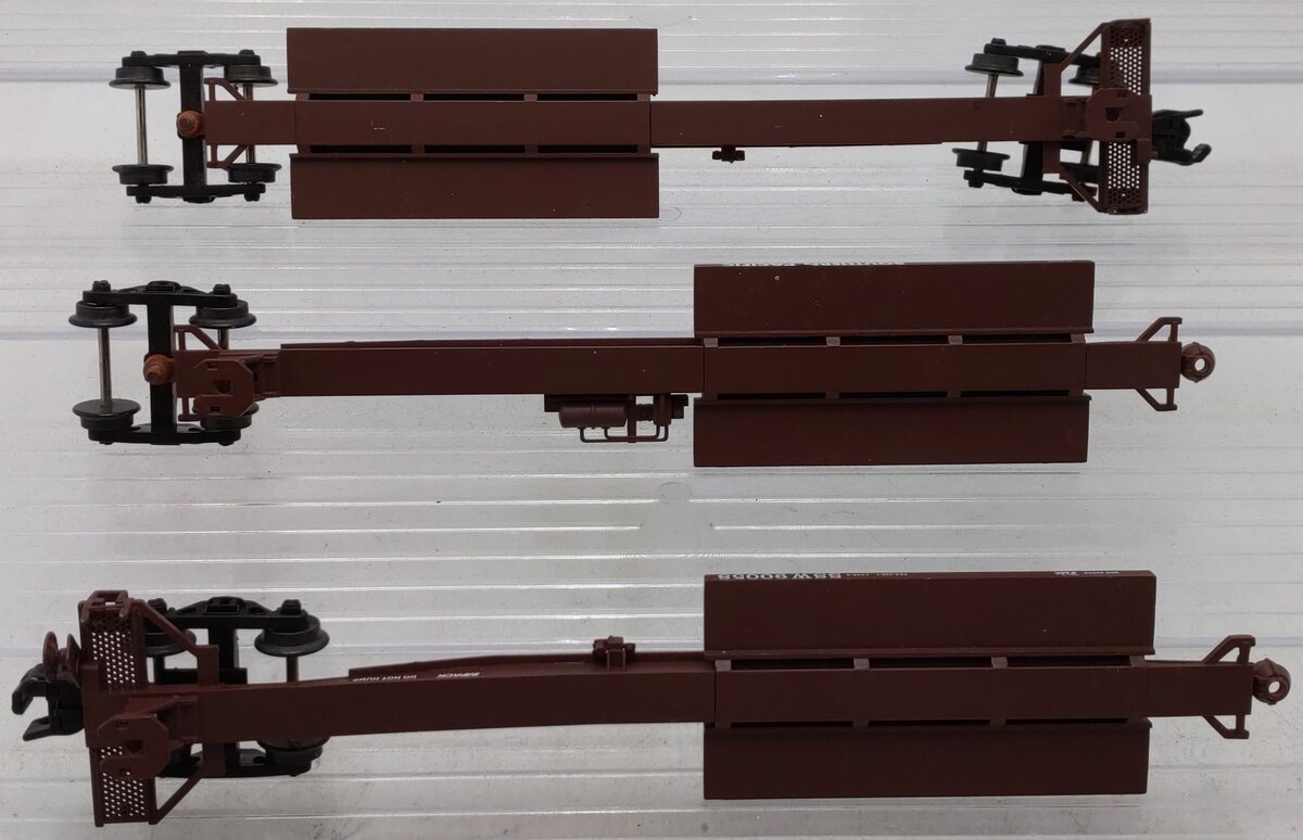 American Models S Scale St. Louis & Southwestern 3-Unit Spine Car #90058 EX