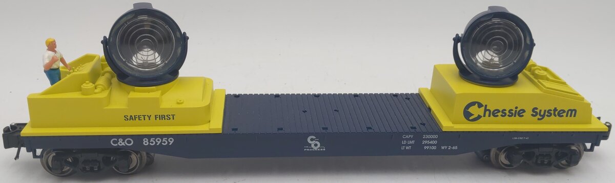 K-Line 6-21704 C&O Double Searchlight Car EX/Box
