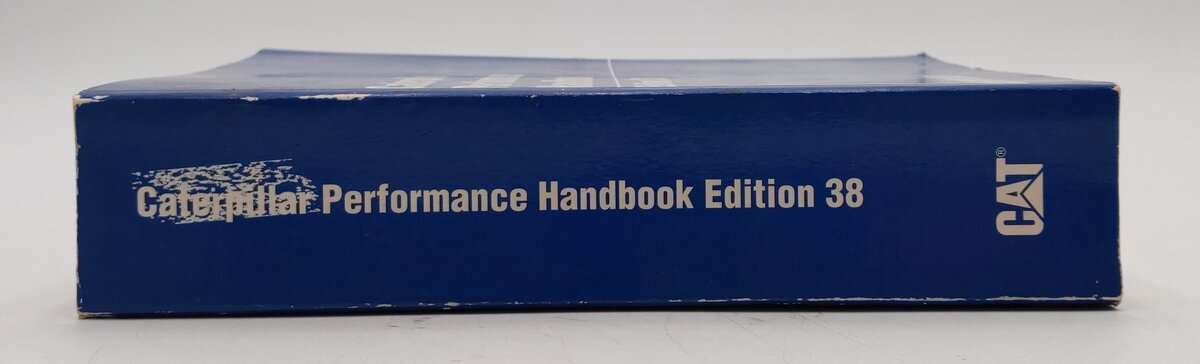 Caterpillar Performance Handbook Edition 38 By Caterpillar