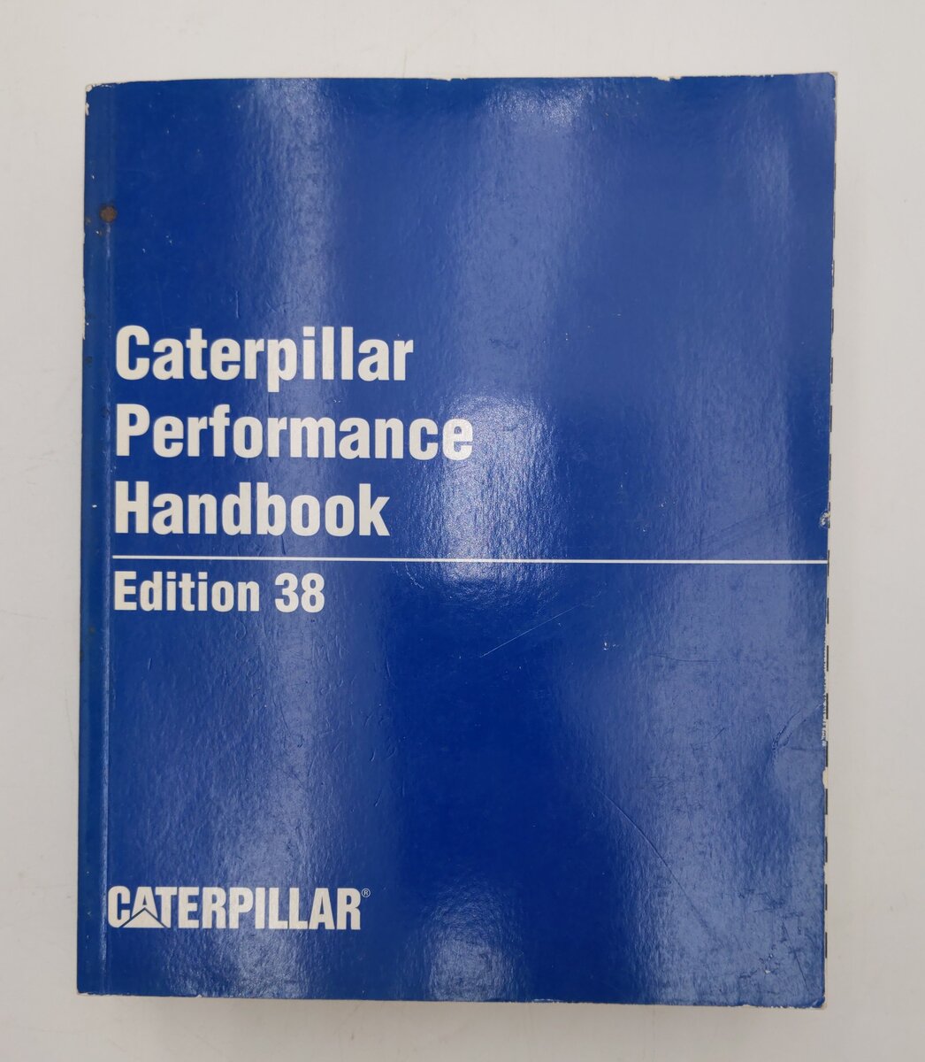 Caterpillar Performance Handbook Edition 38 By Caterpillar