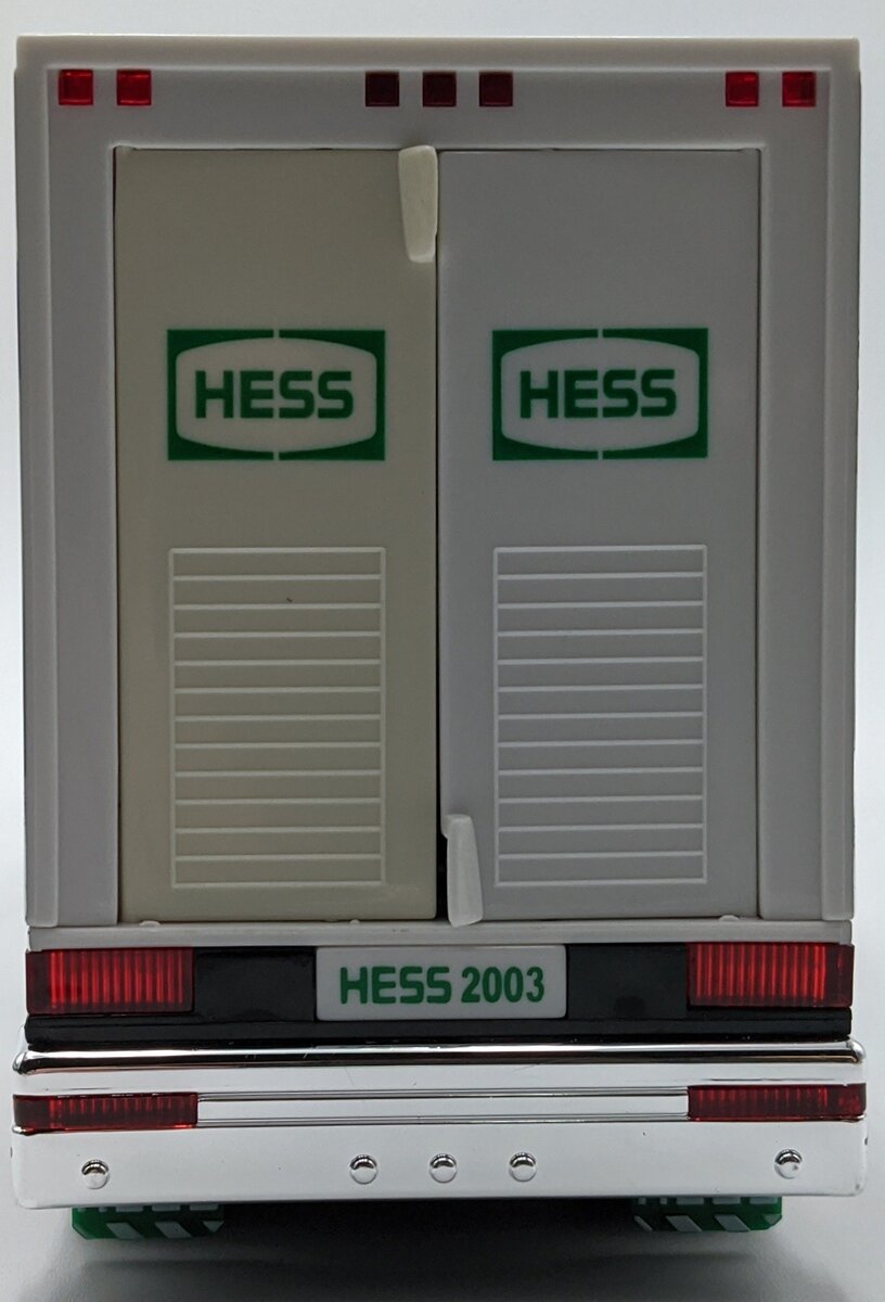 Hess 2003 Die Cast Toy Truck & Racecars w/Pull Back Motors NIB