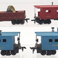 HO Scale Assorted PRR Cabooses: 478120, 15723 [4] VG