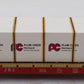 S-Helper 00159 "S" Scale CB&Q Bulkhead Flatcar W/ PC BM Load EX
