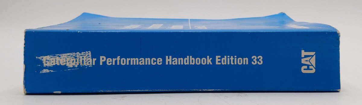 Caterpillar Performance Handbook Edition 33 By Caterpillar VG