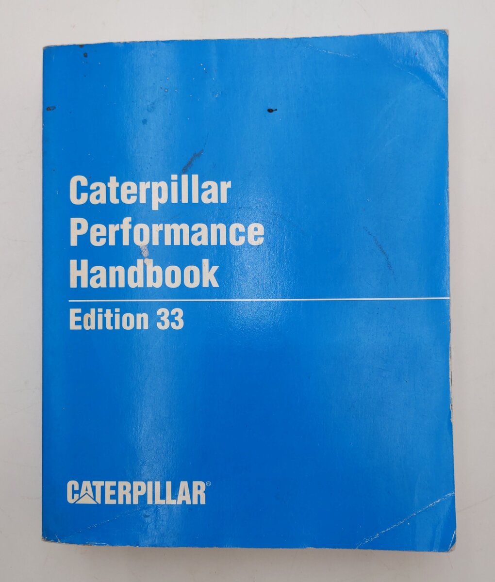 Caterpillar Performance Handbook Edition 33 By Caterpillar VG