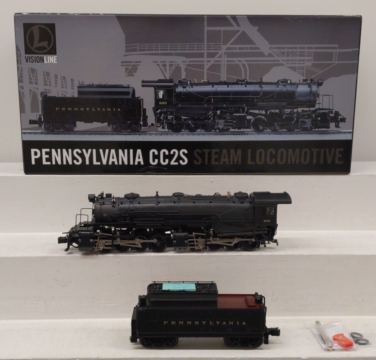 Lionel 6-11154 Pennsylvania CC2S 0-8-8-0 Legacy Steam Locomotive & Tender #8183 EX/Box