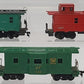 Bachmann & Other HO Scale Assorted Cabooses: 645, 478281, 0837, 33519 [5] VG