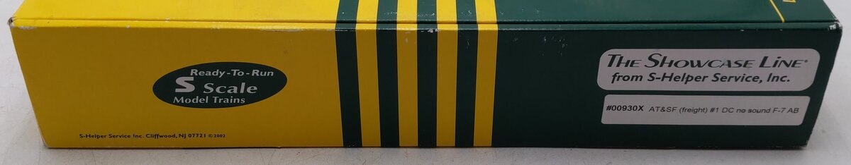 S-Helper 00930X S AT&SF F-7 AB Diesel Locomotive Set #206 EX/Box