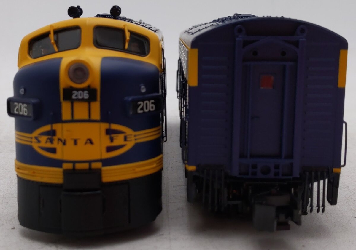 S-Helper 00930X S AT&SF F-7 AB Diesel Locomotive Set #206 EX/Box