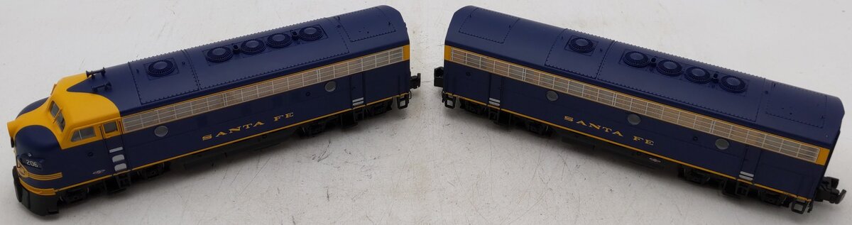 S-Helper 00930X S AT&SF F-7 AB Diesel Locomotive Set #206 EX/Box