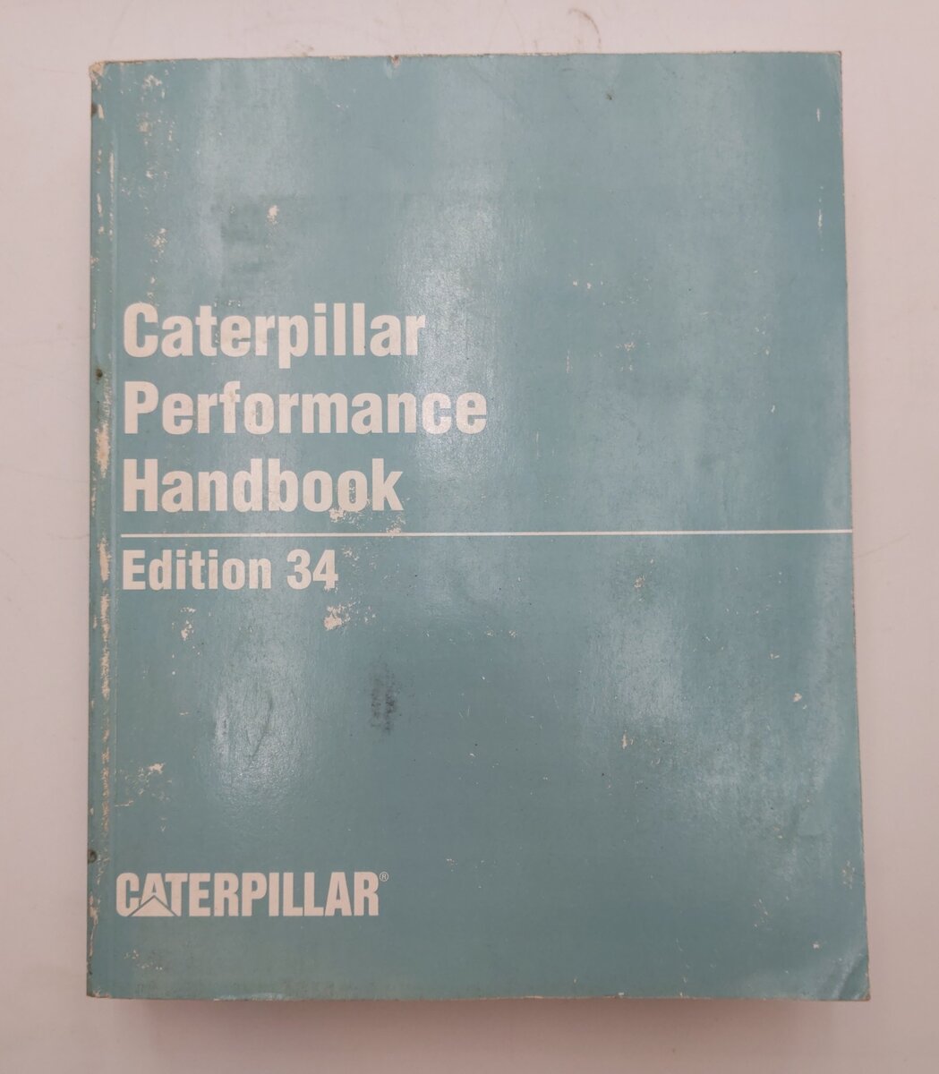 Caterpillar Performance Handbook Edition 34 By Caterpillar VG