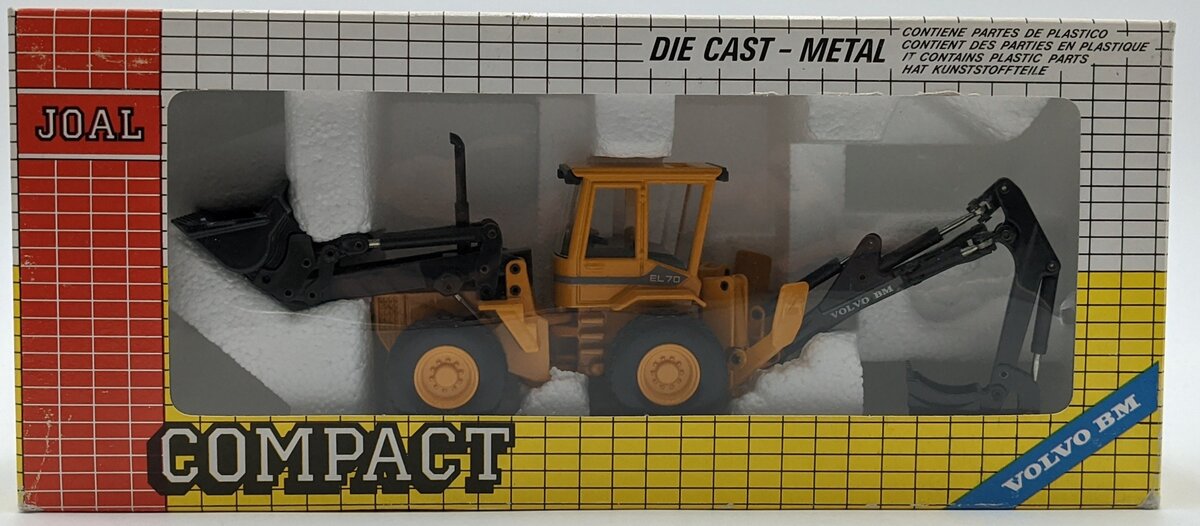 Joal 230 1:50 Scale Volvo EL70 Backhoe Loader NIB
