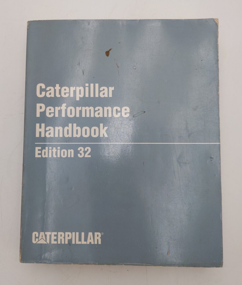 Caterpillar Performance Handbook Edition 32 By Caterpillar VG