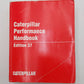 Caterpillar Performance Handbook Edition 37 By Caterpillar VG