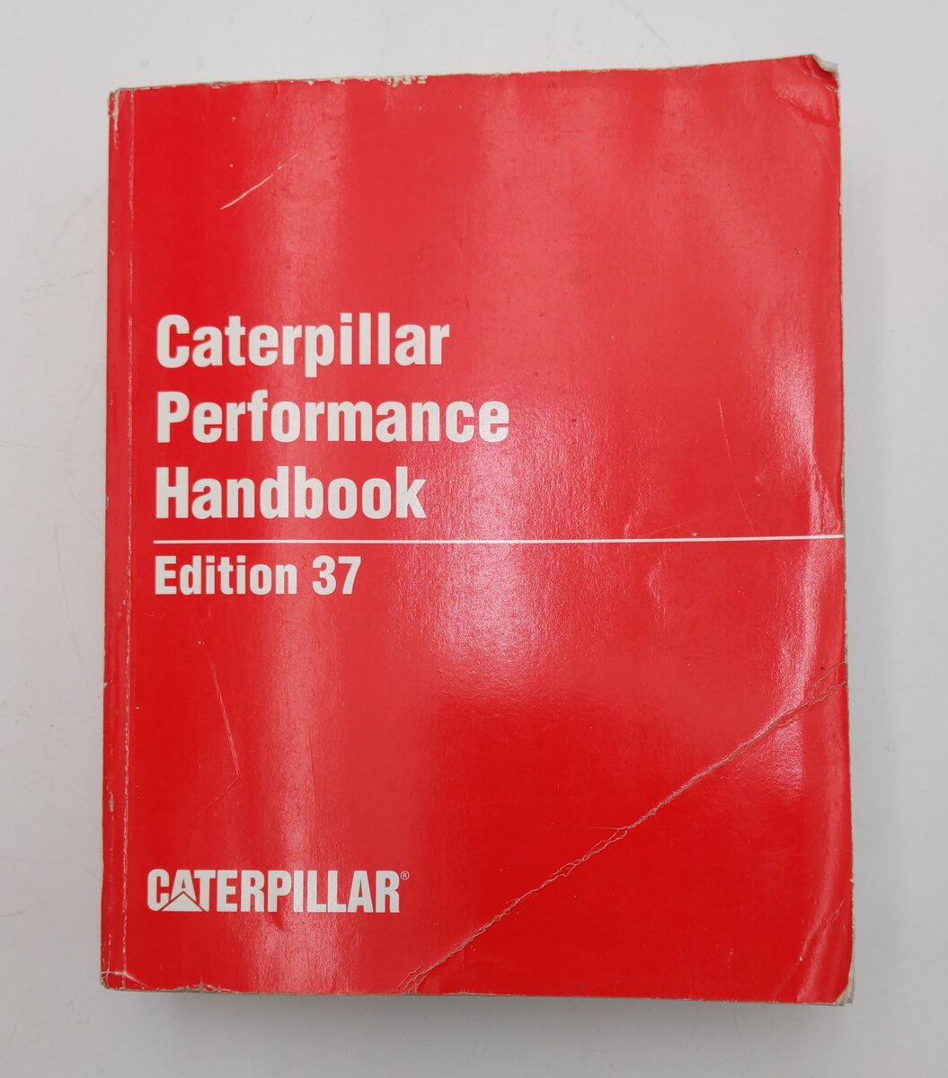 Caterpillar Performance Handbook Edition 37 By Caterpillar VG