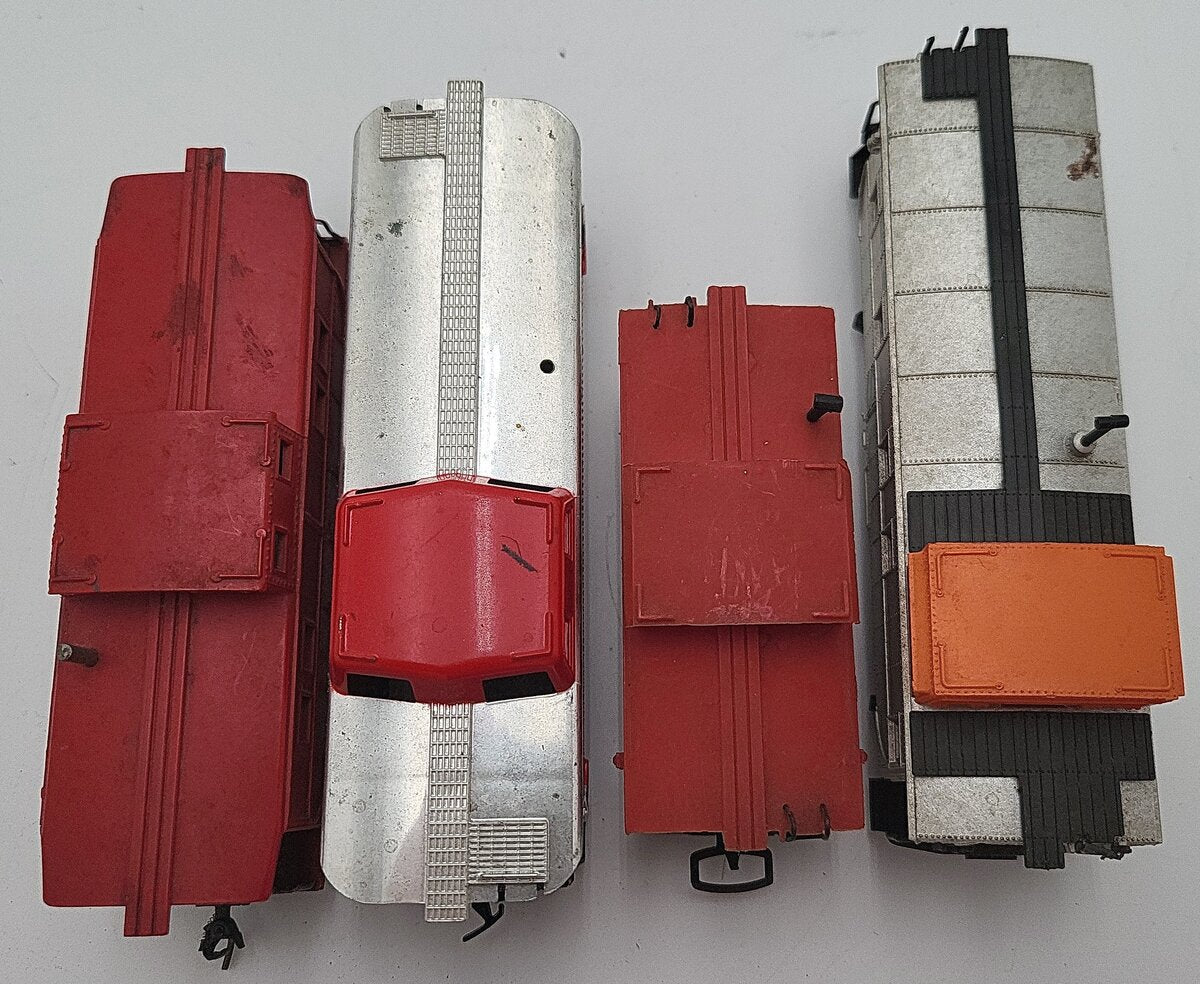 Tyco & Other HO Scale Assorted Cabooses: 506, 309, 2 [4] VG