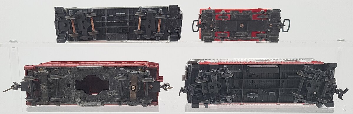 Tyco & Other HO Scale Assorted Cabooses: 506, 309, 2 [4] VG