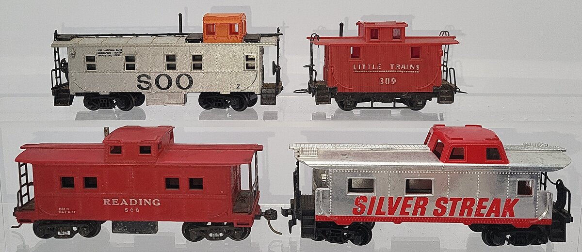 Tyco & Other HO Scale Assorted Cabooses: 506, 309, 2 [4] VG