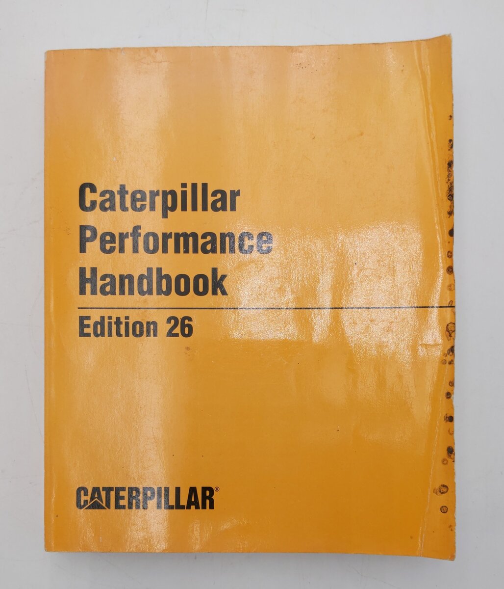 Caterpillar Performance Handbook Edition 26 By Caterpillar VG