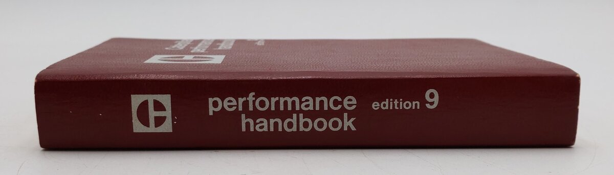 Caterpillar Performance Handbook Edition 9 By Caterpillar EX
