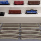 S-Helper 00458 S Scale Conrail Diesel Locomotive Freight Set w/ Track EX/Box