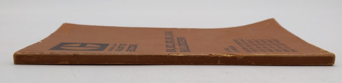 Caterpillar Parts Book 8A,8C,8R,8S, & 8U Bulldozers By Caterpillar VG