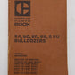 Caterpillar Parts Book 8A,8C,8R,8S, & 8U Bulldozers By Caterpillar VG