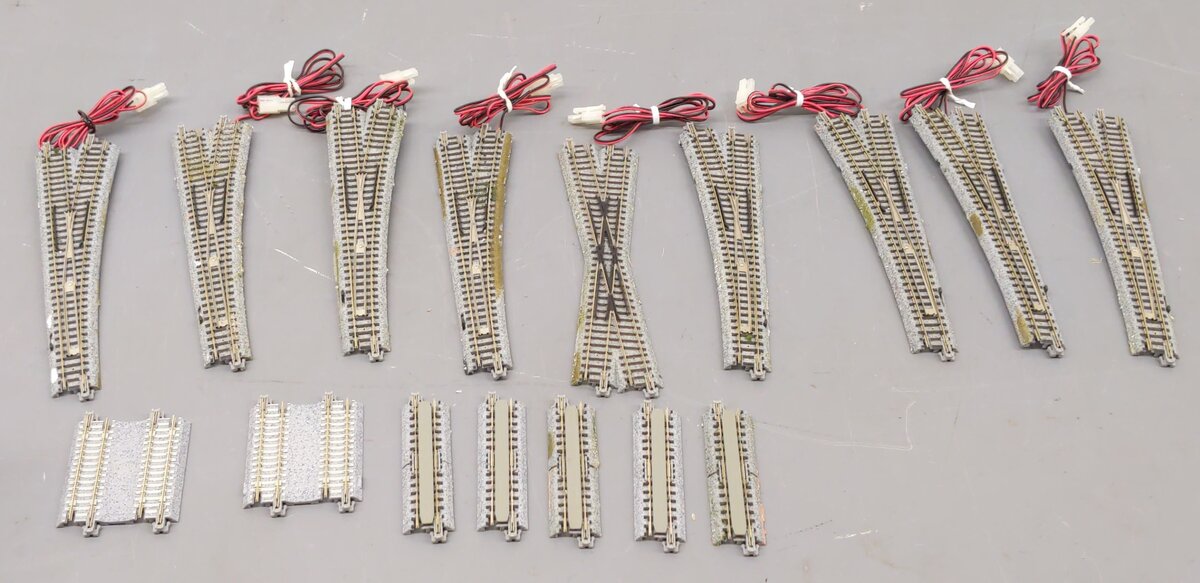 Kato N Scale Assorted Crossovers Switches & Track [15] EX