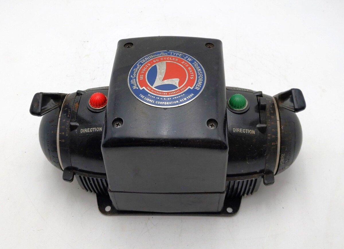 Lionel ZW O Gauge Vintage Trainmaster 275 Watt Transformer with Whistle VG