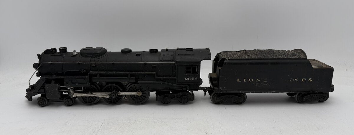 Lionel 2056 Vintage O 4-6-4 Steam Locomotive w/6466WX Tender VG