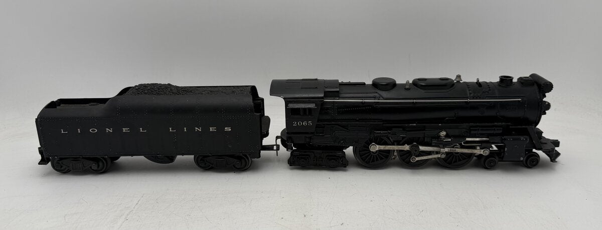 Lionel 2065 Vintage O 4-6-4 Small Hudson Steam Locomotive & 2046W Tender VG