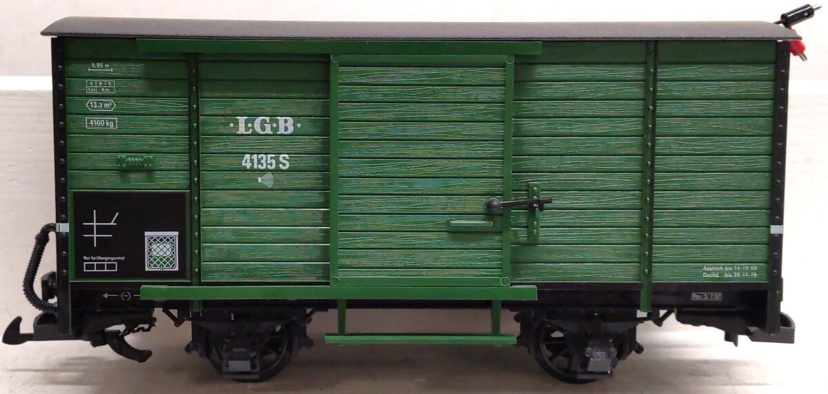 LGB 41352 G Gauge Steam Sound Boxcar LN/Box