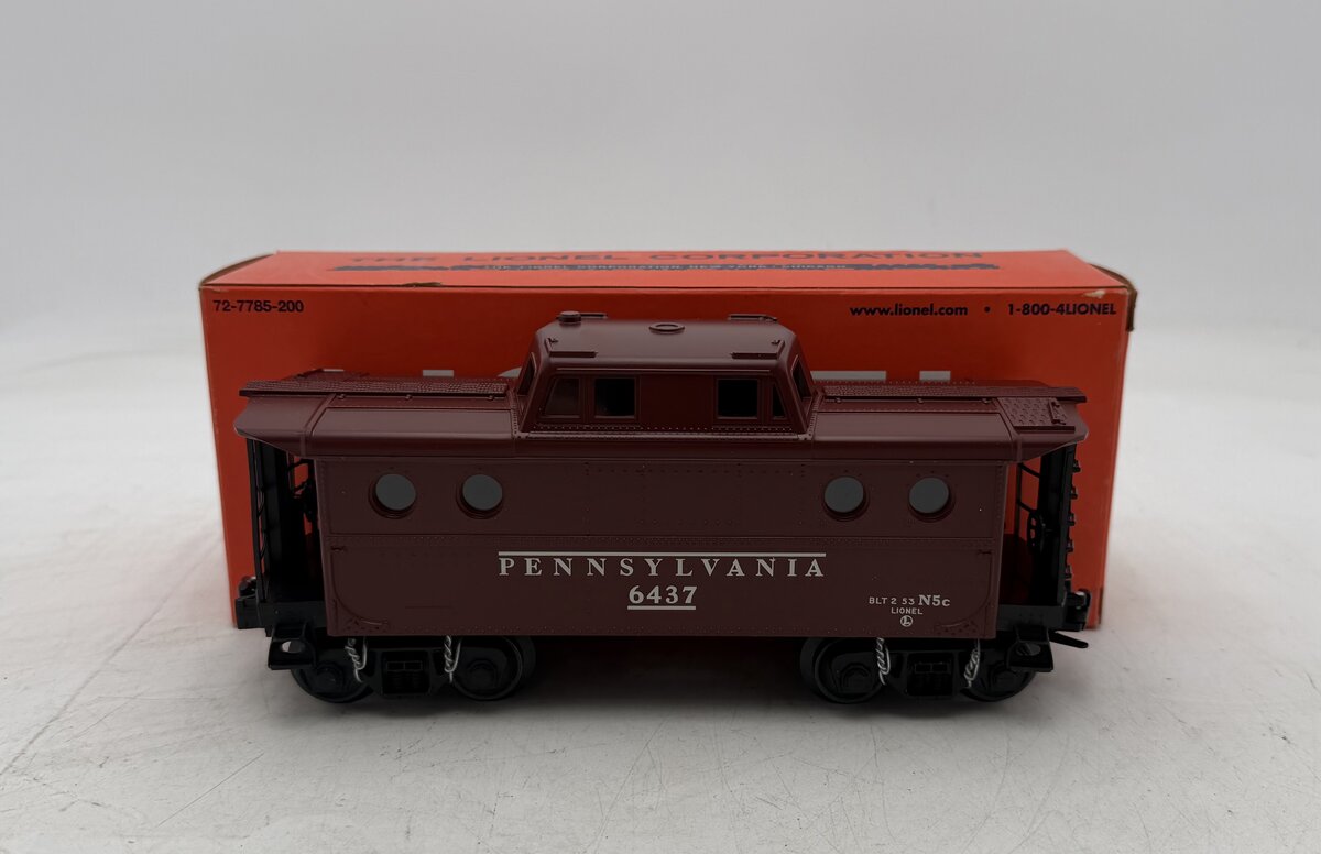 Lionel 6-29713 O Gauge Pennsylvania Porthole Caboose #6437 LN/Box