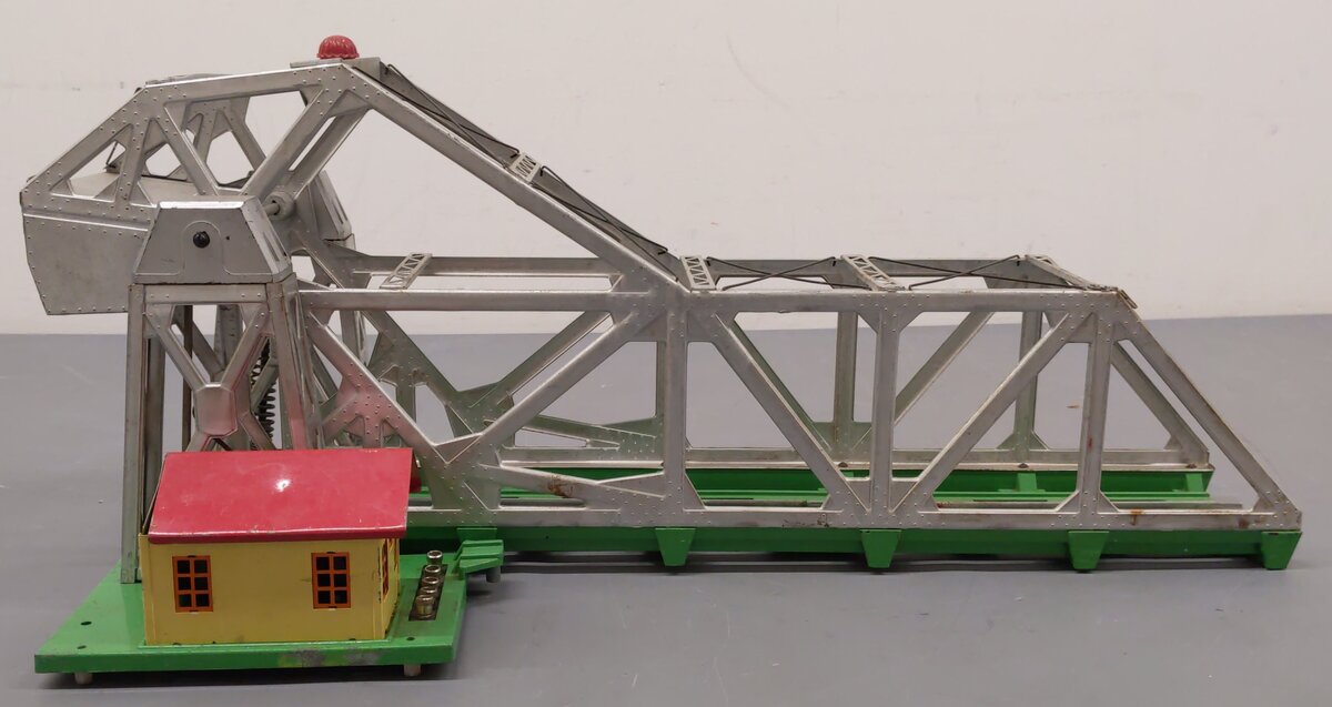 Lionel 313 Vintage O Gray Operating Bascule Bridge