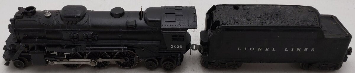 Lionel 2029 Vintage O 2-6-4 Die-Cast Steam Locomotive w/2466WX Tender VG