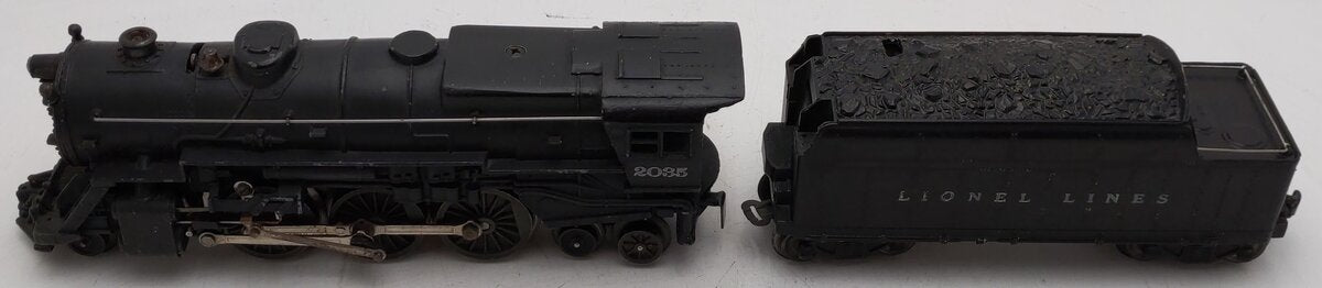 Lionel 2035 Vintage O 2-6-4  Die-Cast Postwar Steam Locomotive w 6466WX Tender VG