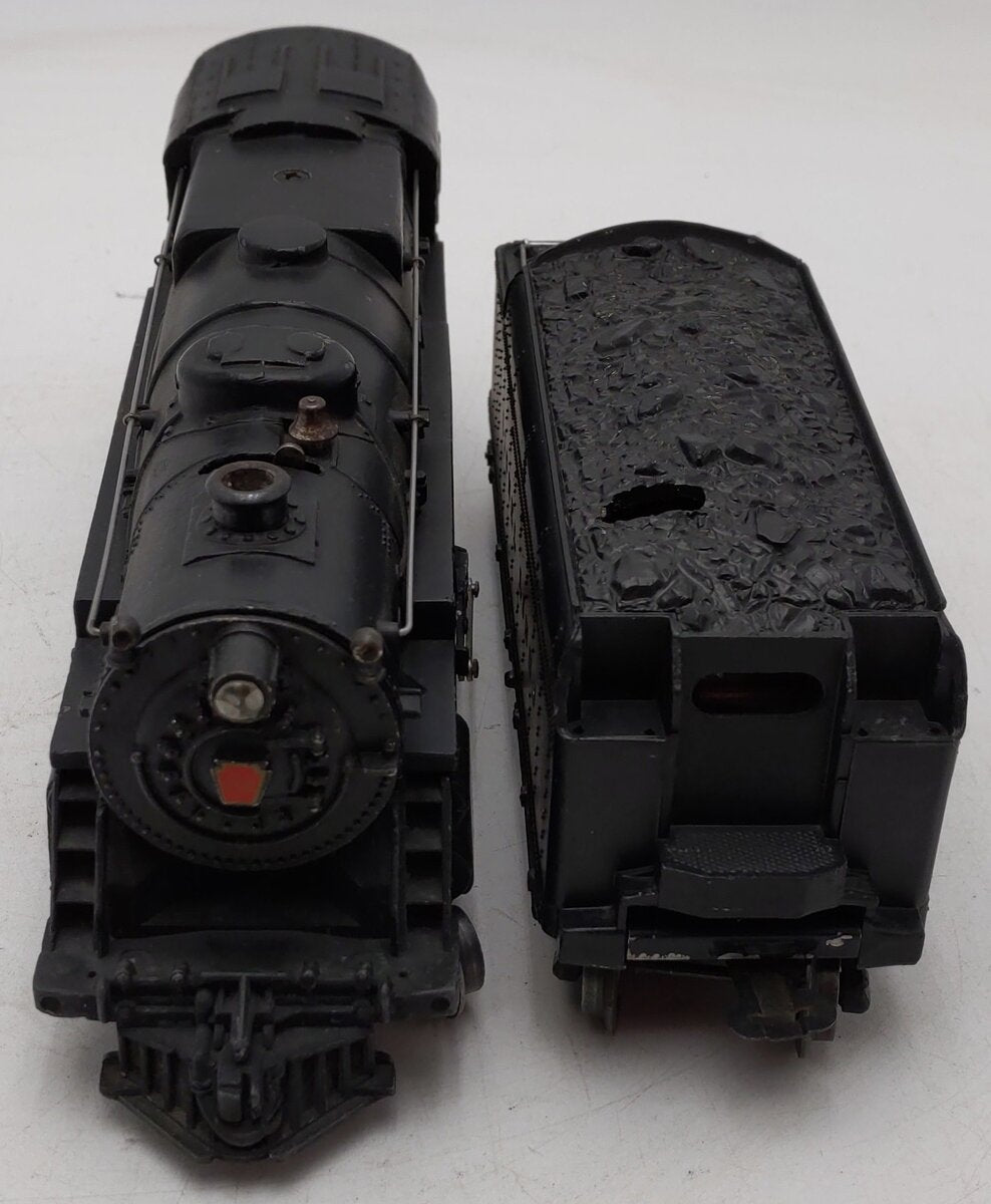 Lionel 2035 Vintage O 2-6-4  Die-Cast Postwar Steam Locomotive w 6466WX Tender VG