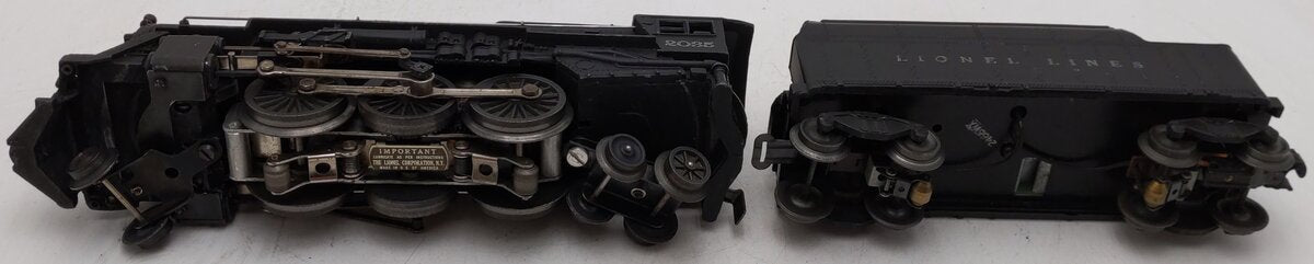 Lionel 2035 Vintage O 2-6-4  Die-Cast Postwar Steam Locomotive w 6466WX Tender VG