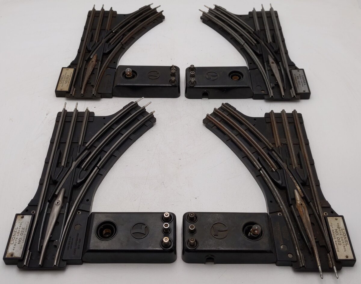Lionel O22 Vintage O Left-Hand & Right-Hand Electric Remote Switches [4]