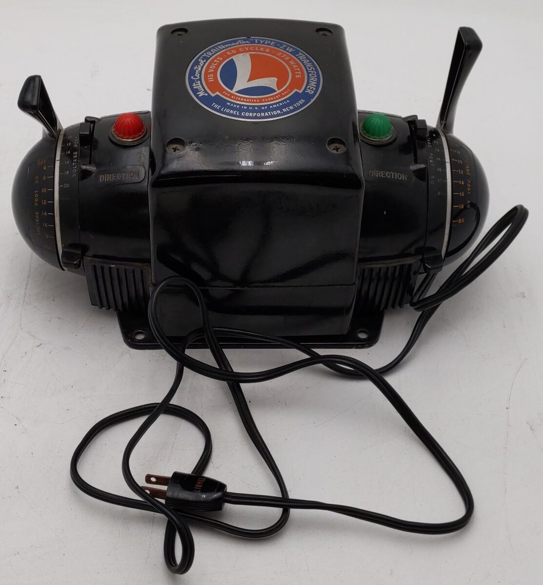 Lionel ZW O Gauge Vintage Trainmaster 275 Watt Transformer with Whistle EX
