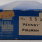 Balboa 553 HO BRASS Pennsylvania Pullman Passenger Car EX/Box