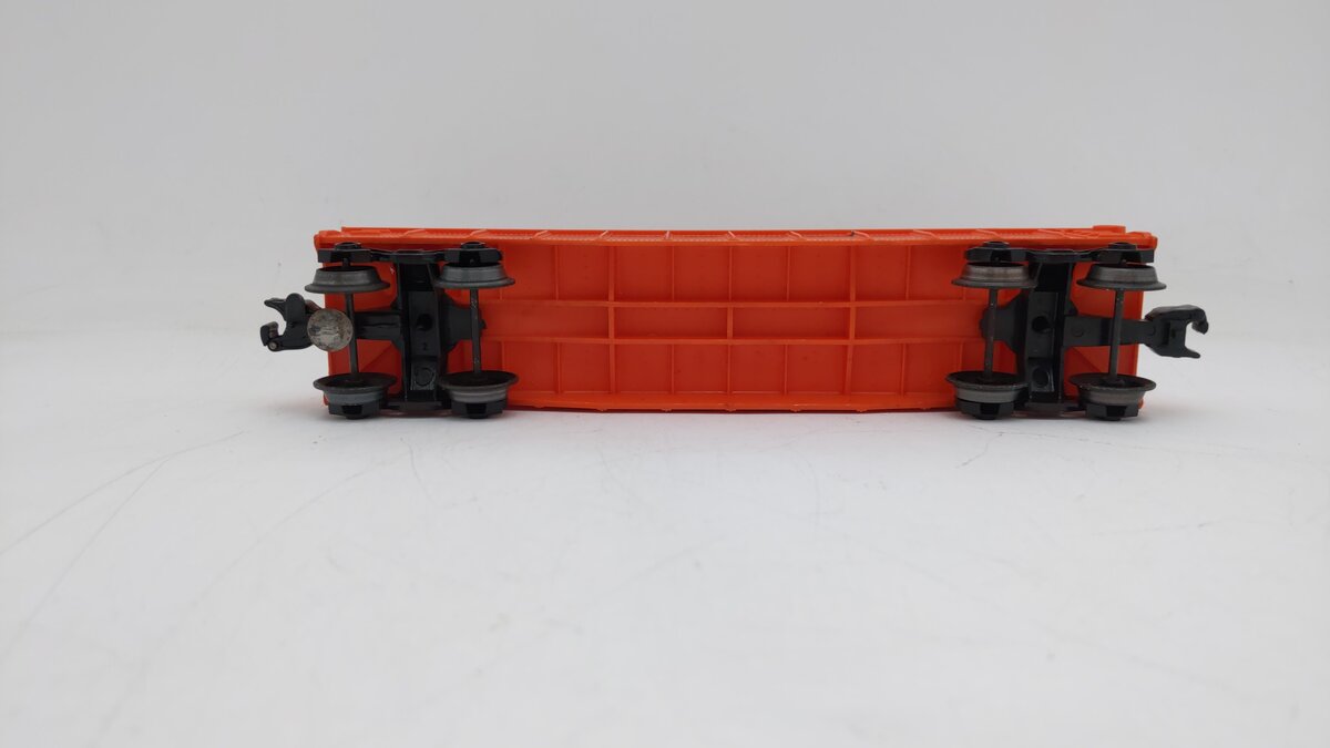 Lionel 6-9131 O Gauge Denver and Rio Grande Western Long Gondola (Orange) EX