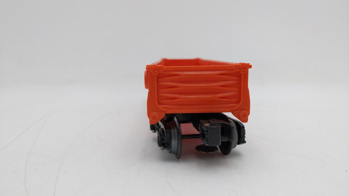 Lionel 6-9131 O Gauge Denver and Rio Grande Western Long Gondola (Orange) EX