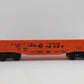 Lionel 6-9131 O Gauge Denver and Rio Grande Western Long Gondola (Orange) EX