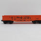 Lionel 6-9131 O Gauge Denver and Rio Grande Western Long Gondola (Orange) EX