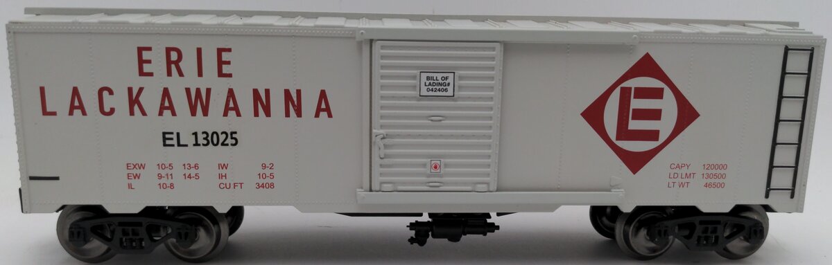 Menards 279-5341 O Erie Lackawanna Box Car #13025 EX/Box