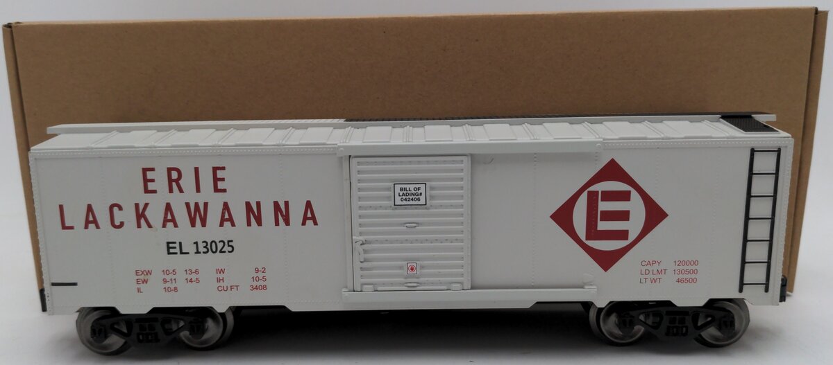 Menards 279-5341 O Erie Lackawanna Box Car #13025 EX/Box