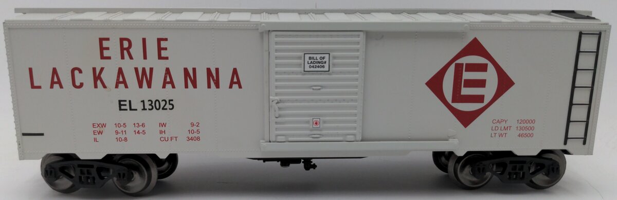 Menards 279-5341 O Erie Lackawanna Box Car #13025 EX/Box