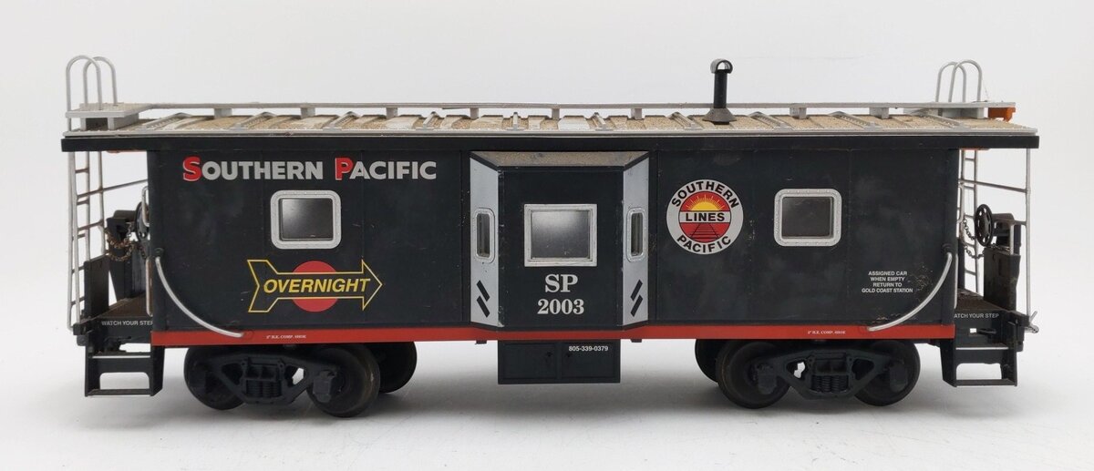USA Trains 2003 G Southern Pacific Gold Coast Station Bay Window Caboose VG