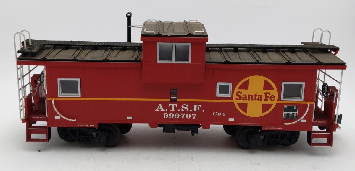 USA Trains 12101 G Santa Fe Lighted Extended Vision Caboose VG